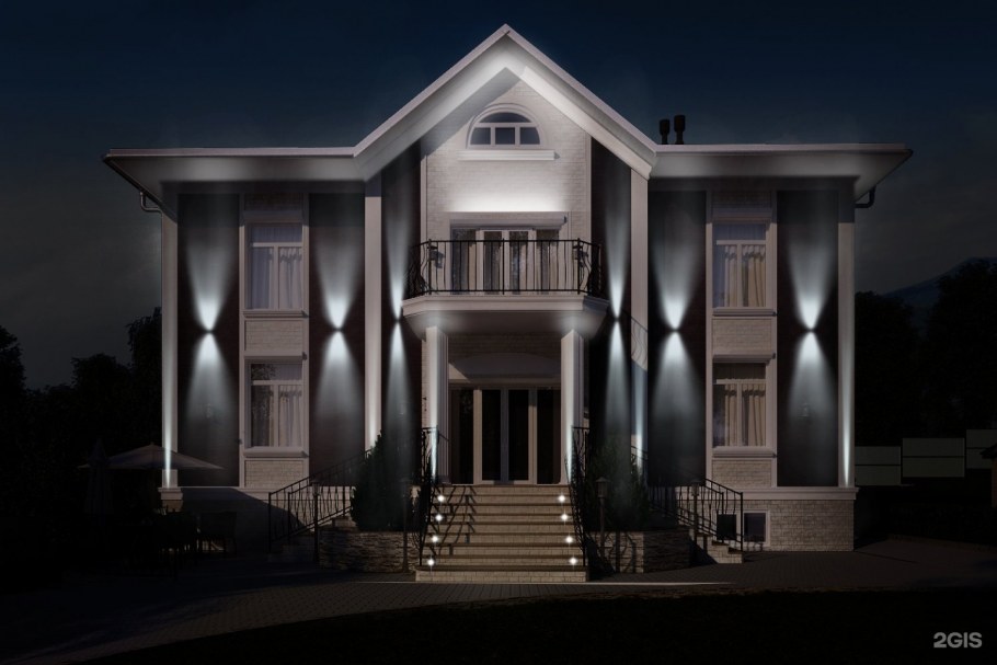 Освещение дома снаружи