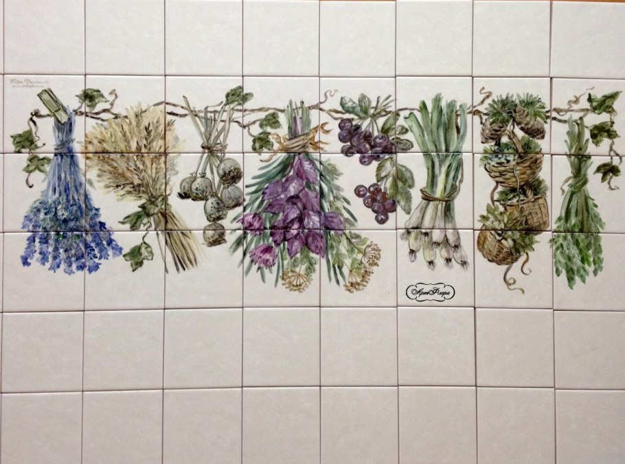 Фартук для кухни Прованс