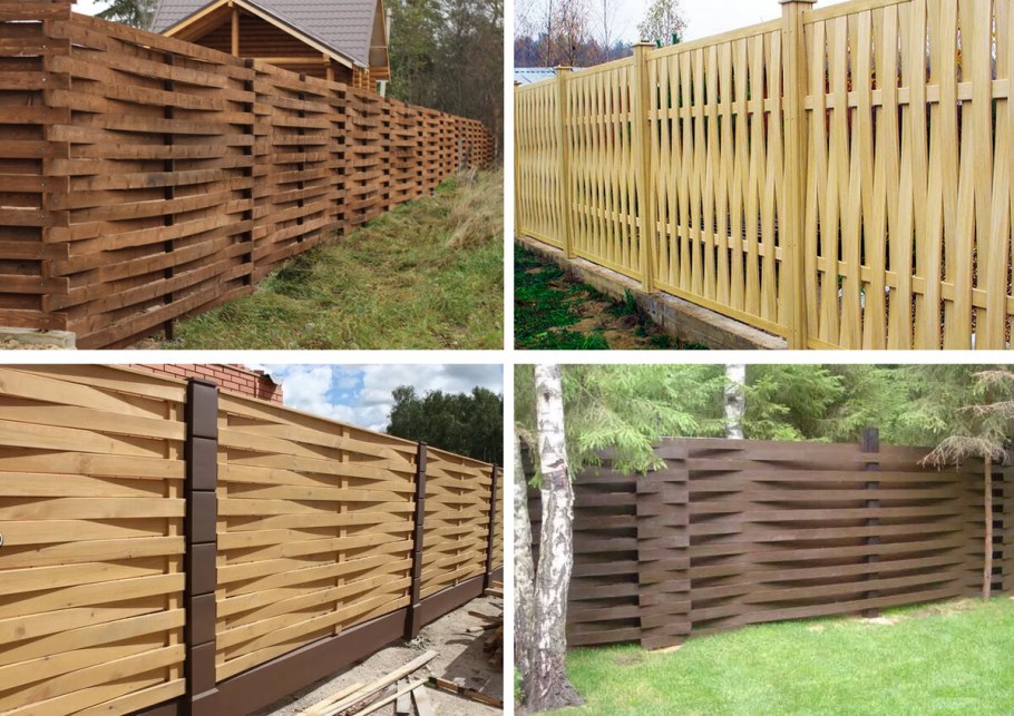 Забор Австрийская плетенка