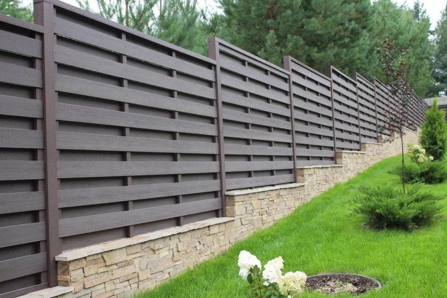 Древесно-полимерный композит забор