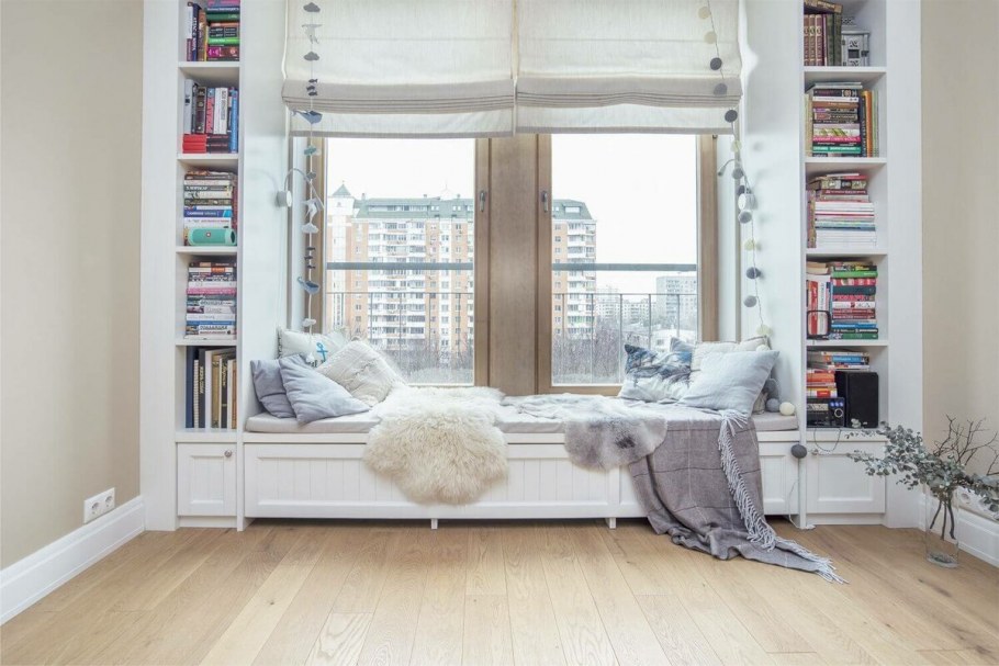 Спальня с эркерным окном