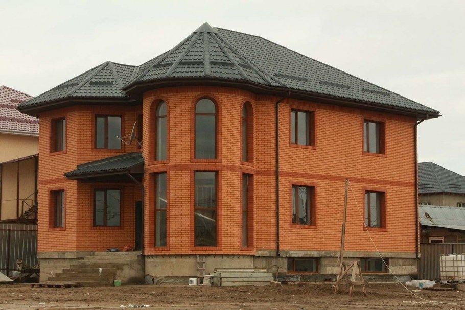 Коттедж из керамического кирпича