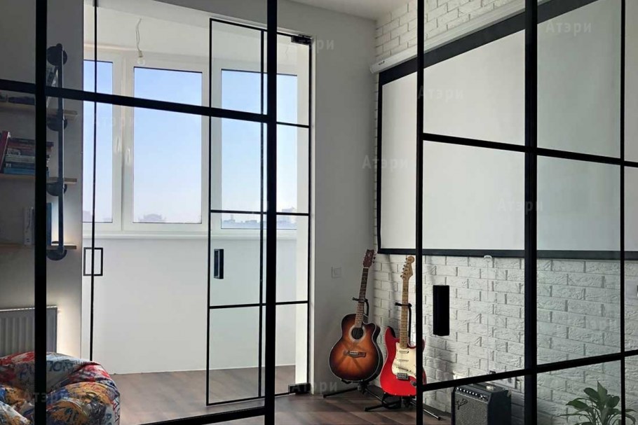 Стеклянные перегородки Шуко