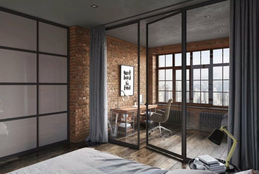 Гардиан раздвижные перегородки лофт