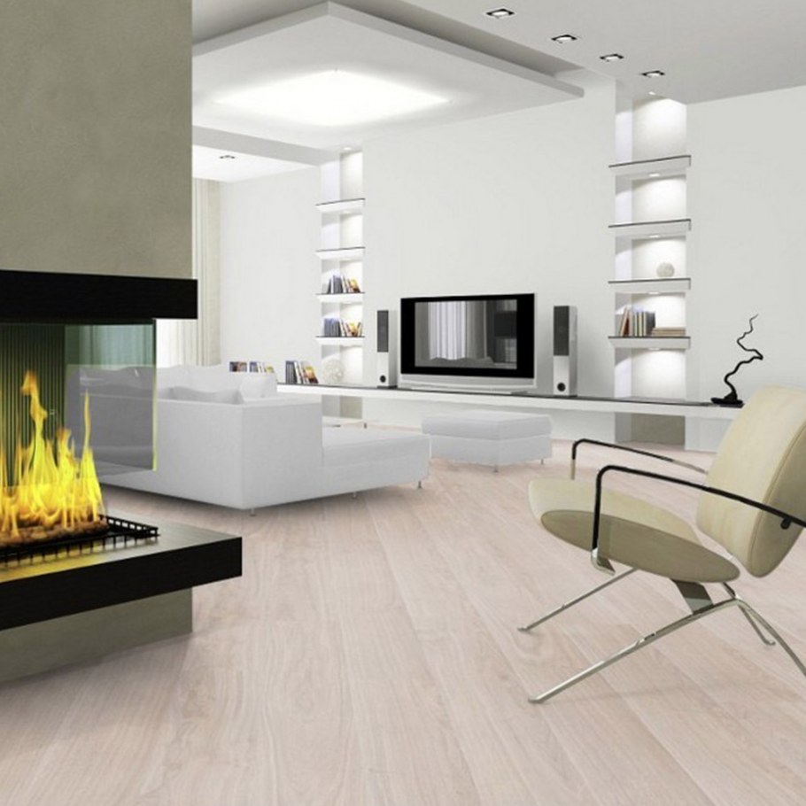 Гостиная с паркетом