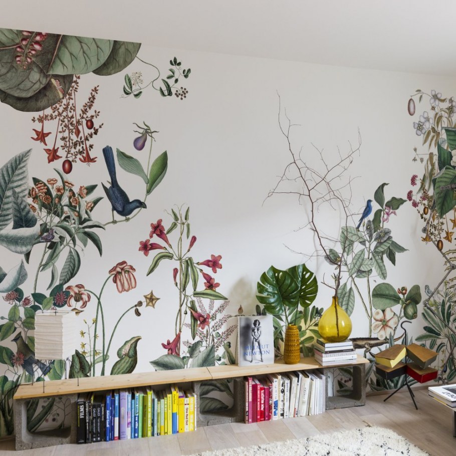 Простая роспись стен