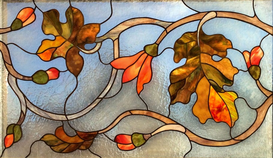 Плющ акварель