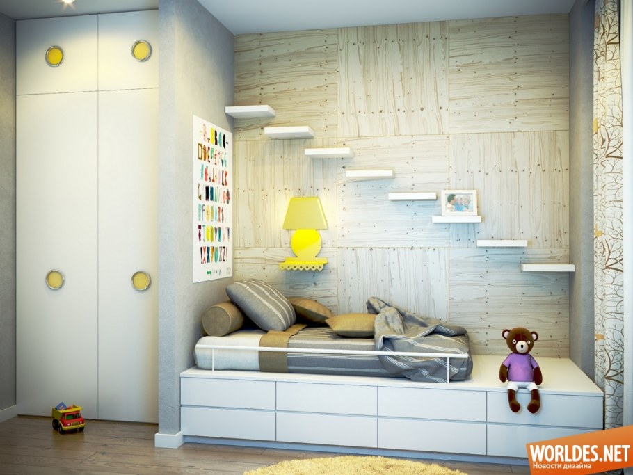 Отделка стен в детской