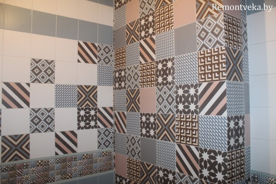 Керамин фристайл 1 керамогранит 200х200х12мм матовый