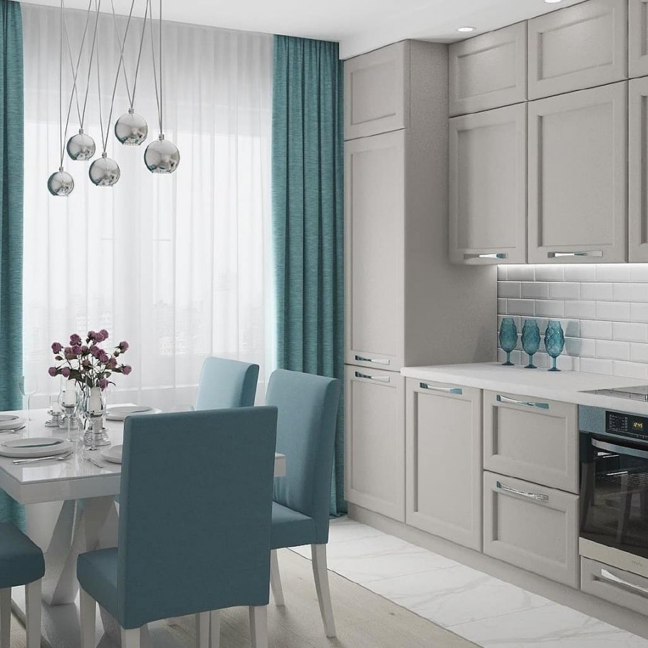 Серая кухня в интерьере