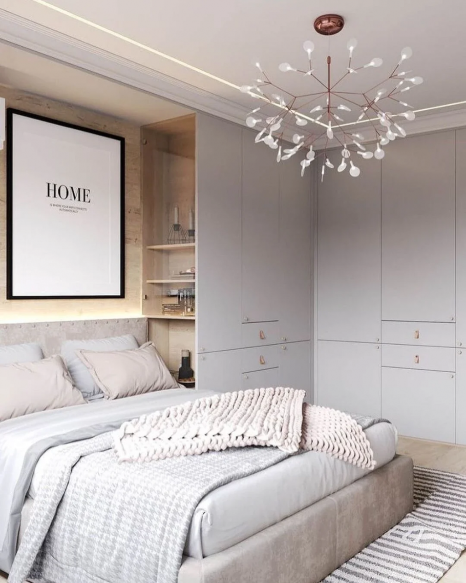 Стильная маленькая спальня