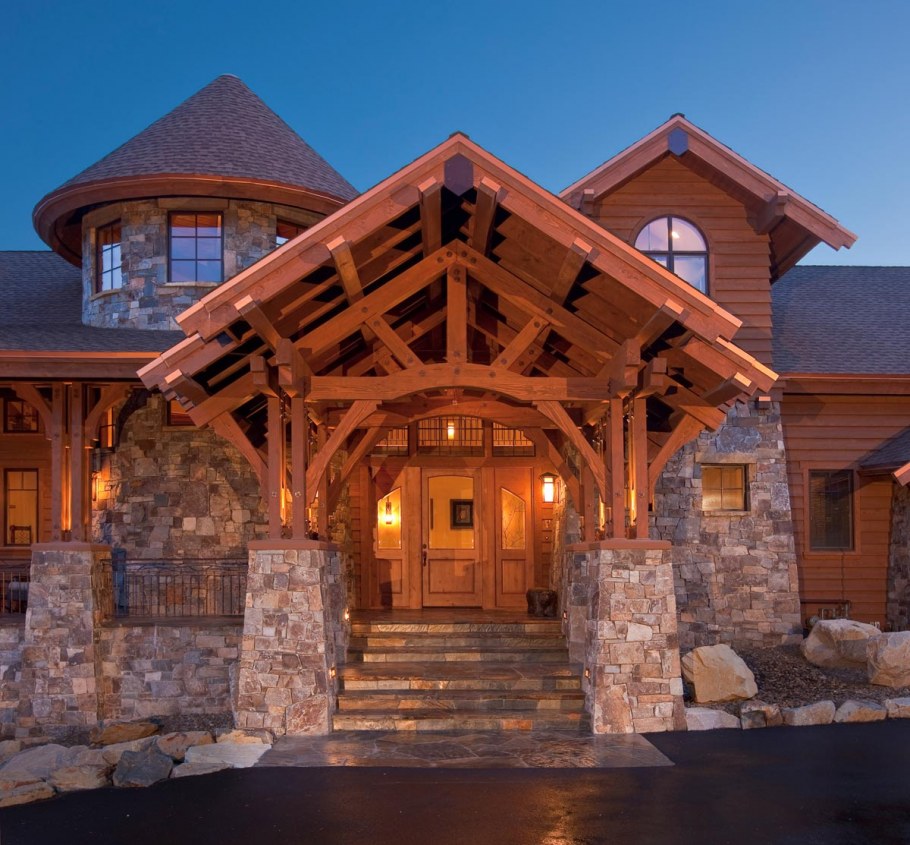 Крыльцо фахверк