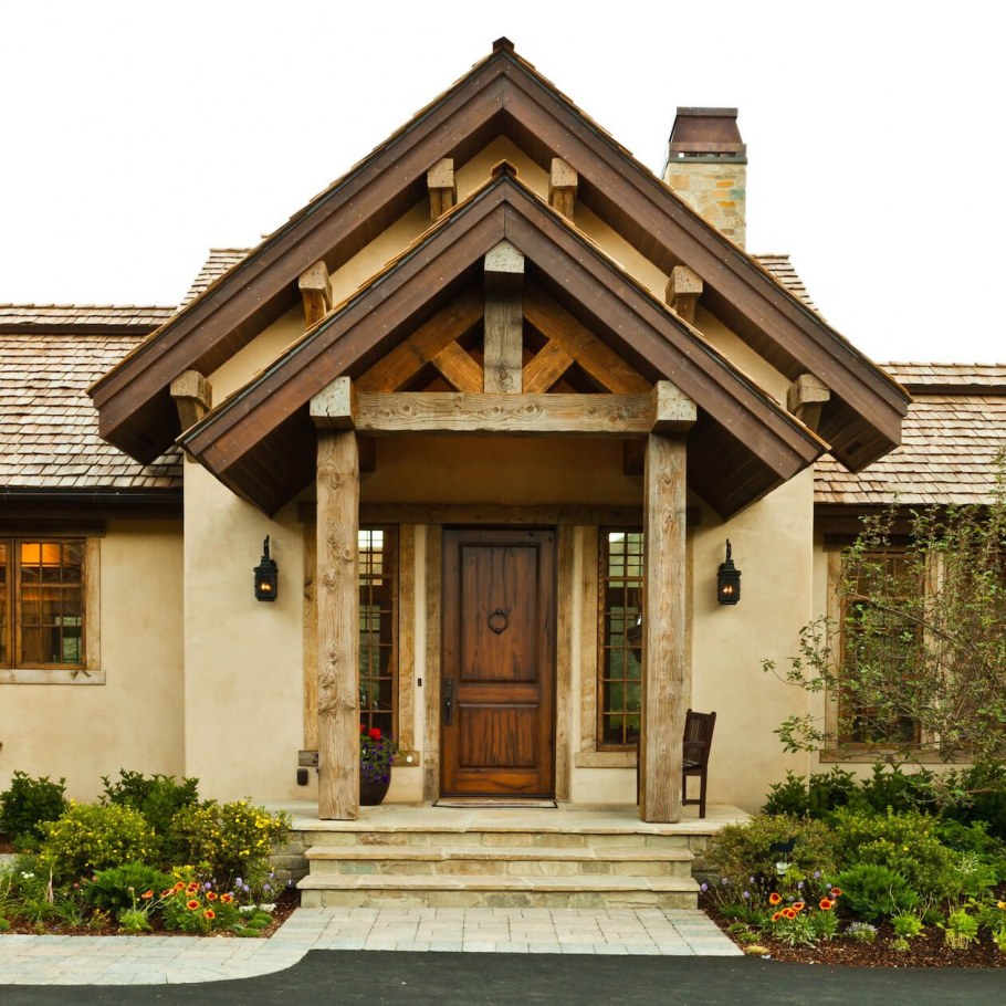 Деревянная входная группа