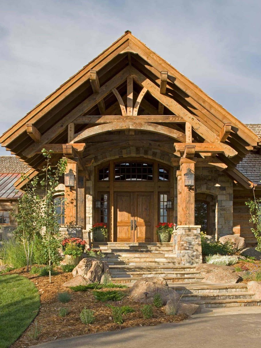 Рустикальный стиль веранда