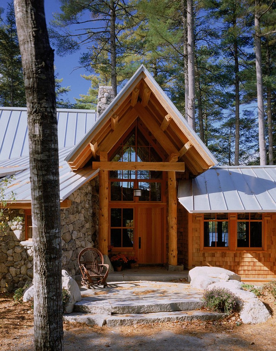 Крыльцо в альпийском стиле