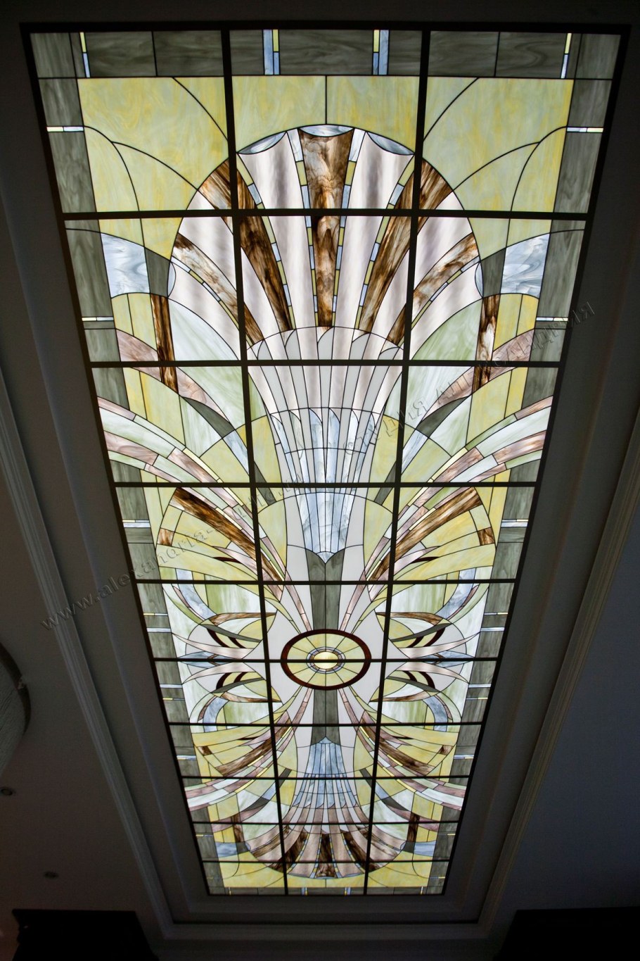 Витраж в стиле ар деко