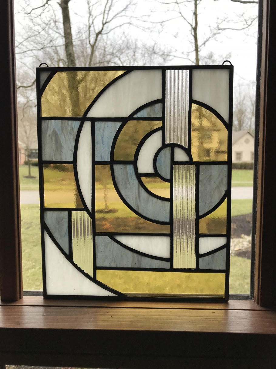 Витражная композиция в интерьер