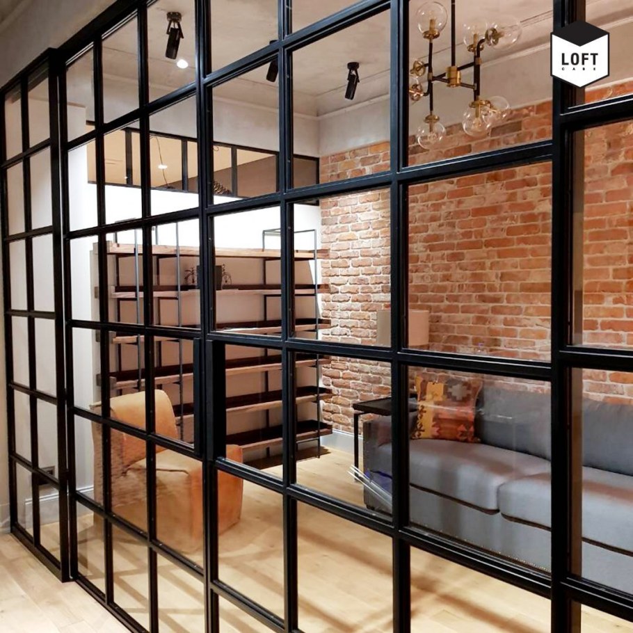 Перегородки внутрикомнатные лофт