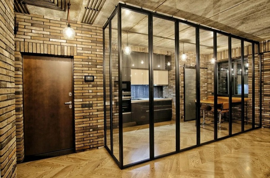 Стальные перегородки лофт