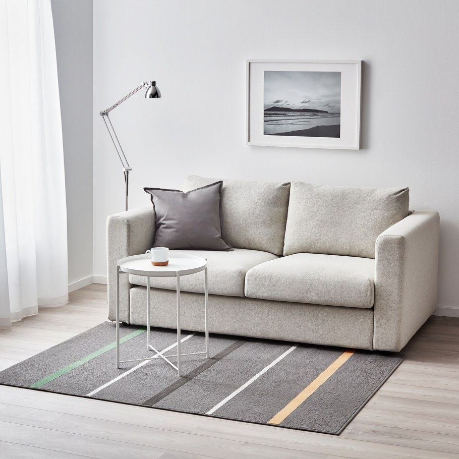 Ковер голубой