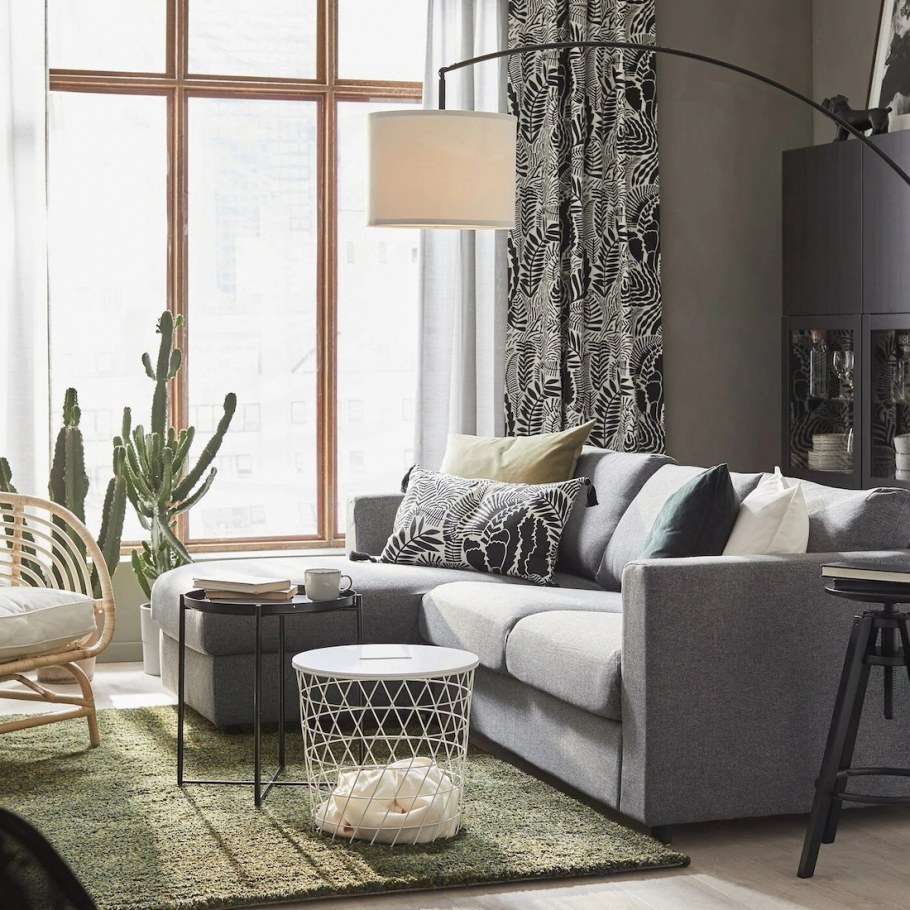 Ковер серо голубой