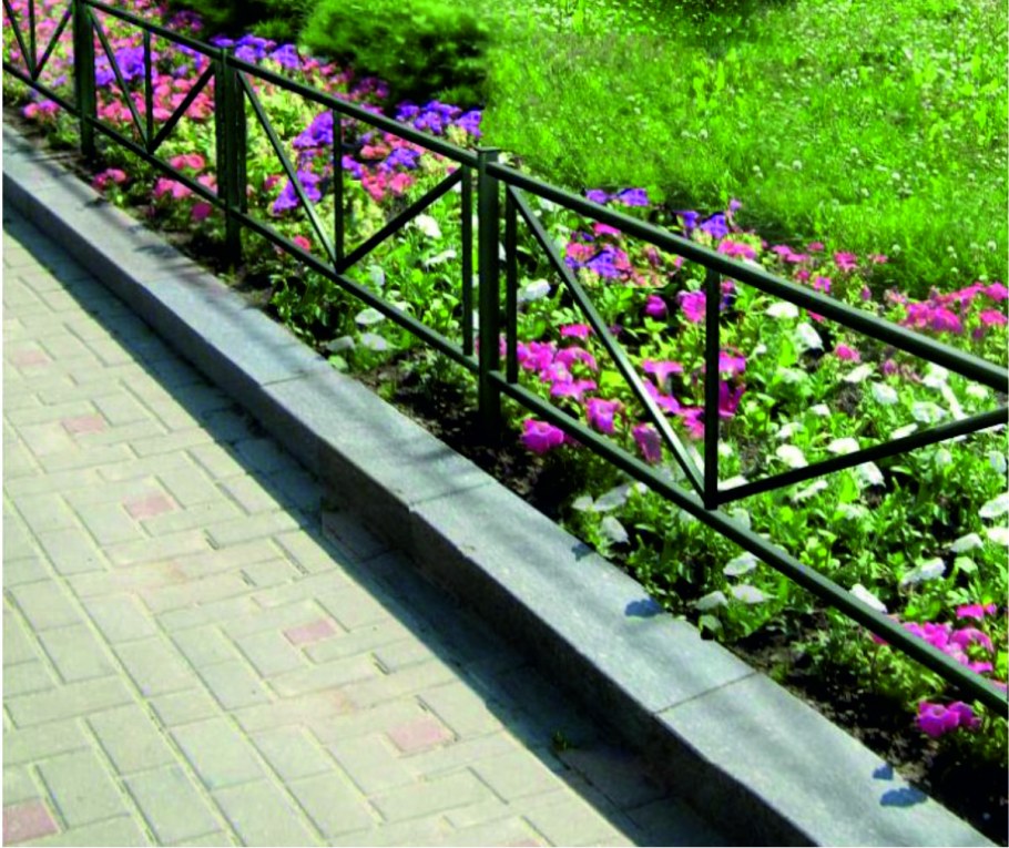 Металлические ограждения для клумб