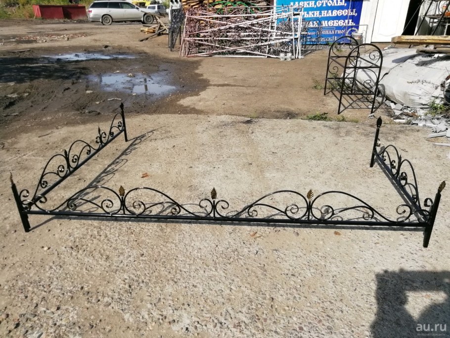 Декоративное ограждение газона