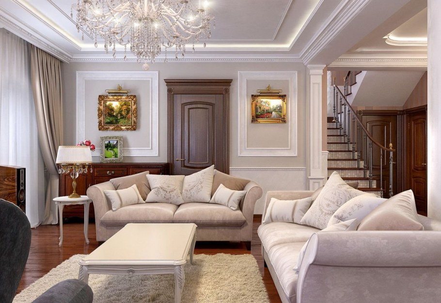 Вилла Неоклассика интерьер Turri