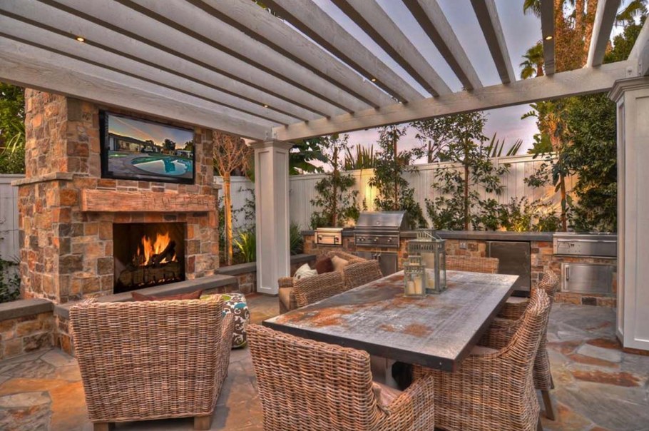 Летняя кухня патио