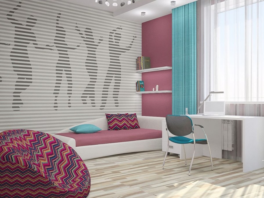Молодежная комната для девушки