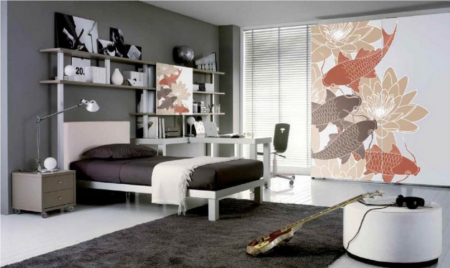 Модный интерьер комнаты для девушки