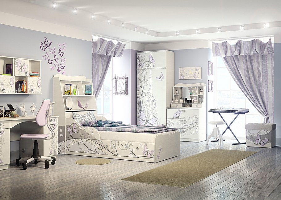 Мебель для подростков девочек в европейском стиле