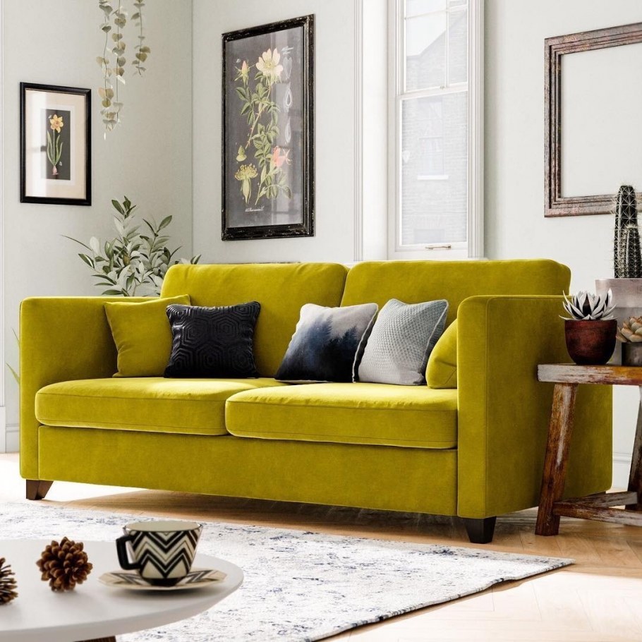 Диван 1800 раскладной изумрудный