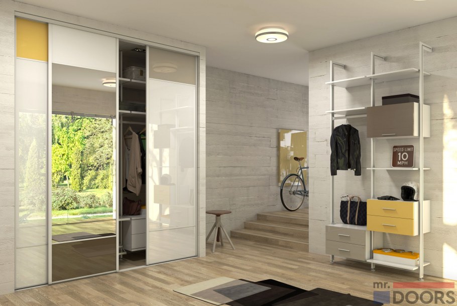 Зеркальный шкаф в прихожую