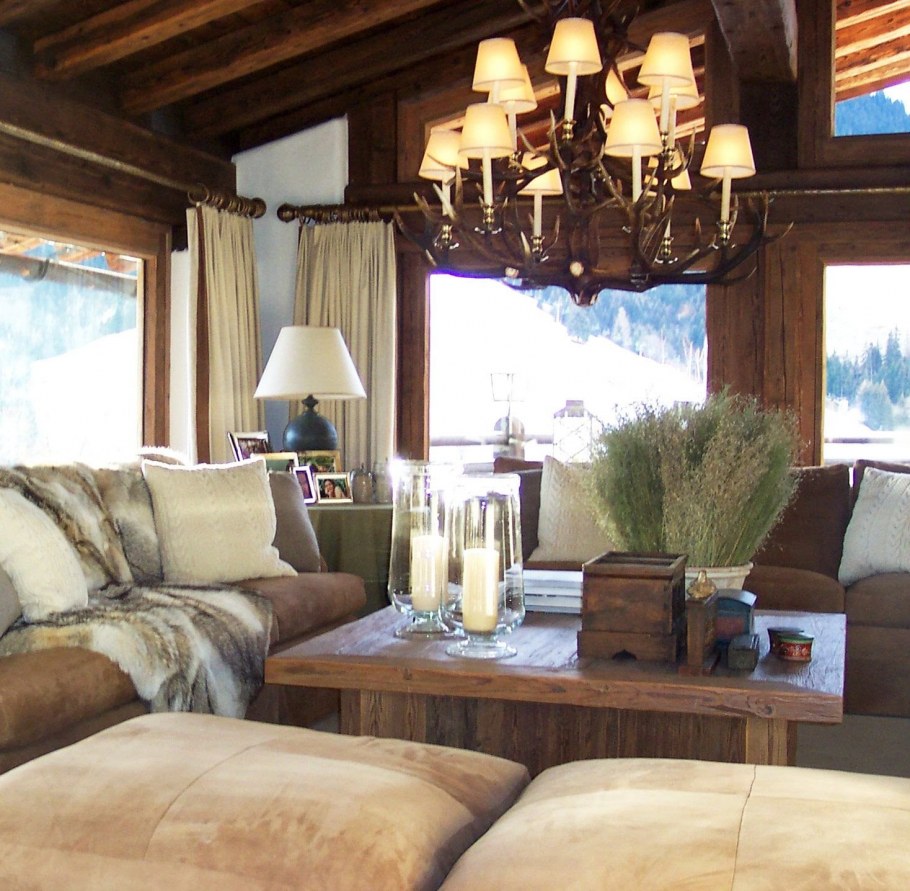 Занавески в стиле Шале