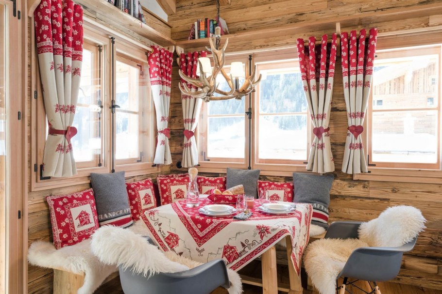 Занавеска в стиле Шале+хайтек