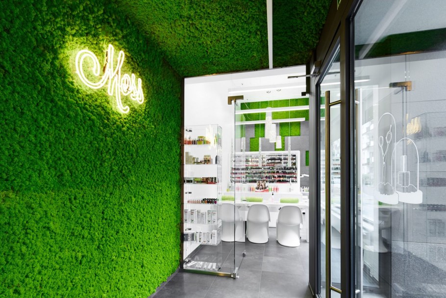 Озеленение салона красоты