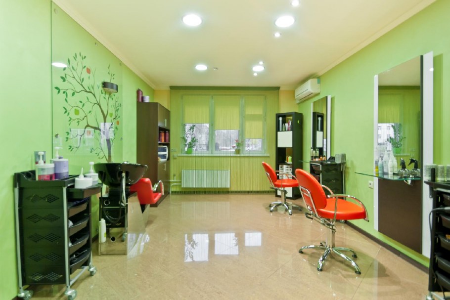 Цвет стен в парикмахерской