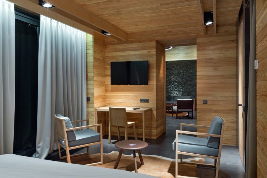 Интерьер загородной бани