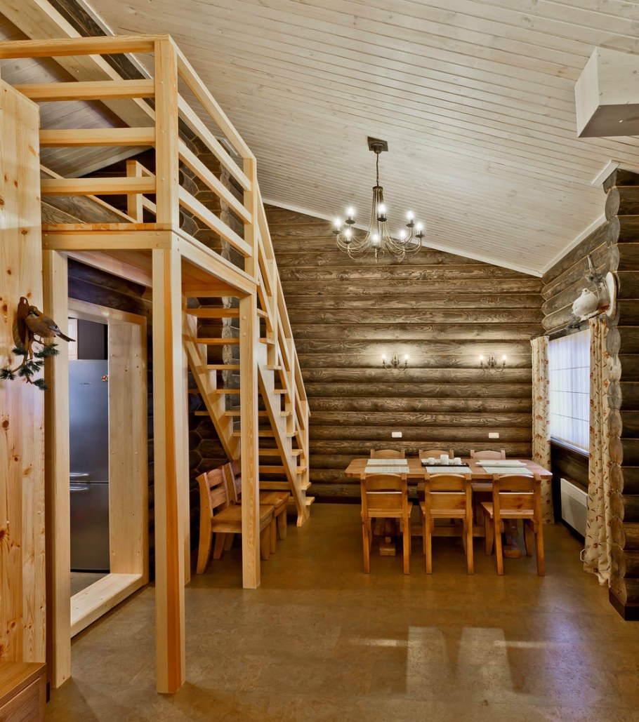 Интерьер дома фахверк в скандинавском стиле