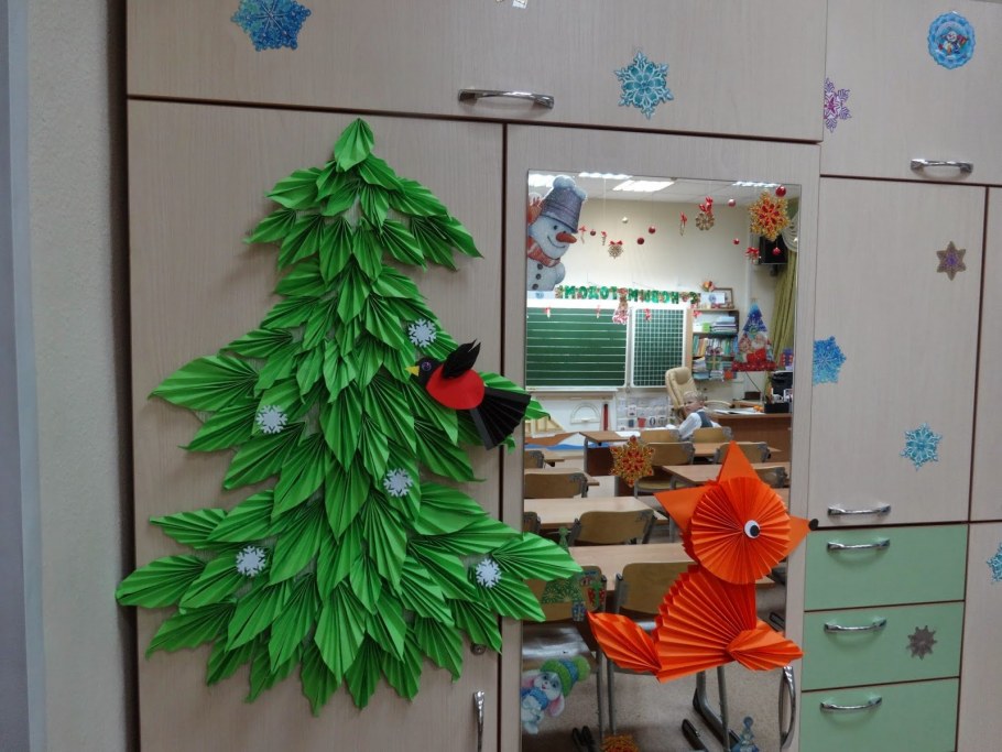 Украсить кабинет к новому году