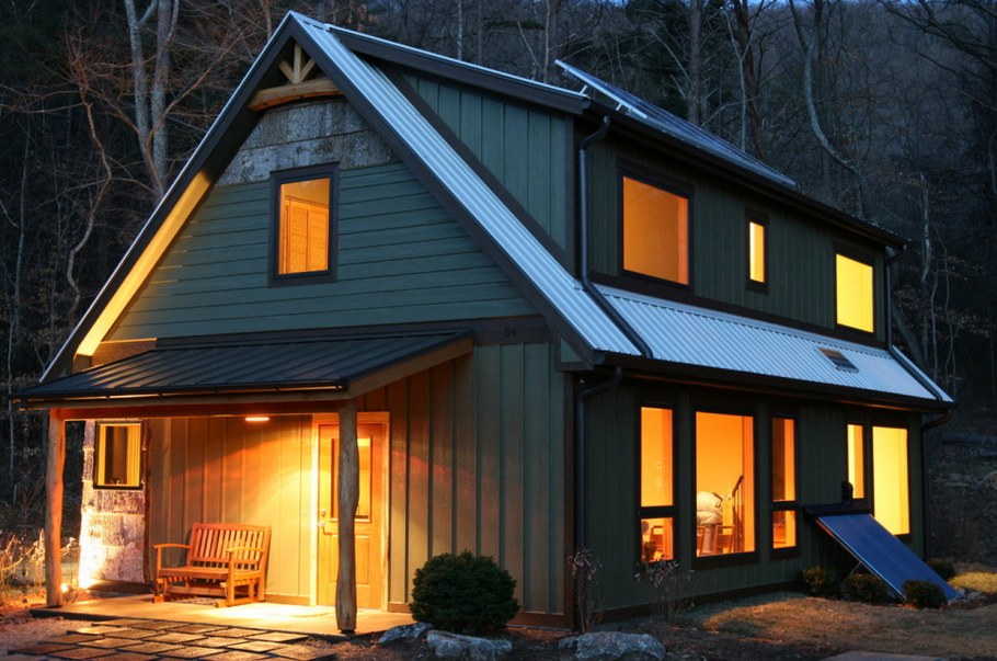 Крыши дачных домов