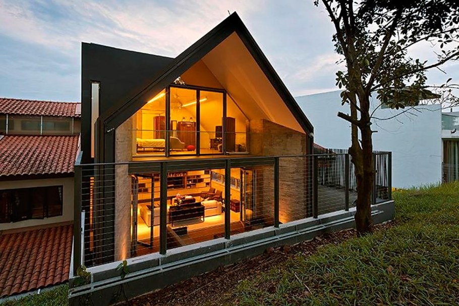 Фасад планкен Скандинавский стиль