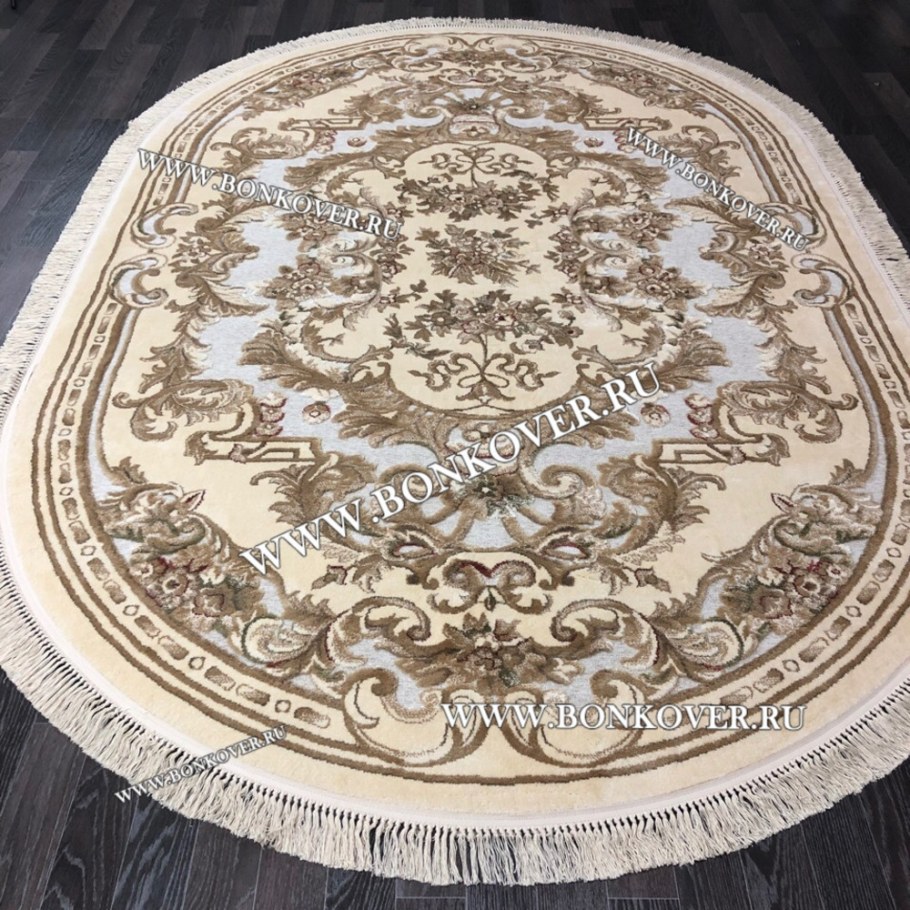 Ковер Ayasofya v051a 103va овал Ivory / Ivory