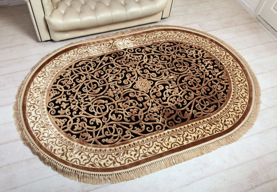 Овальные ковры в интерьере