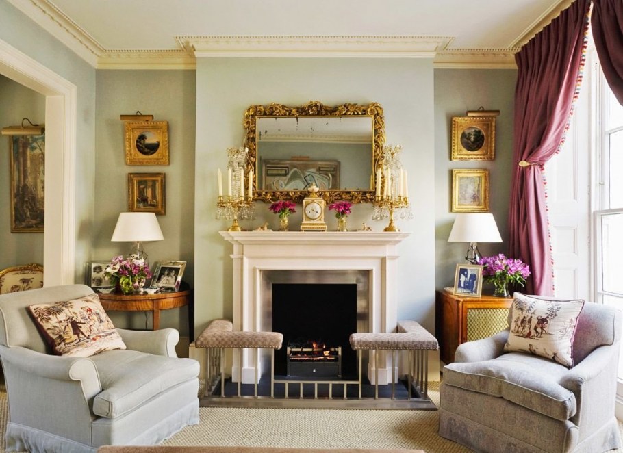 Камин в георгианском стиле