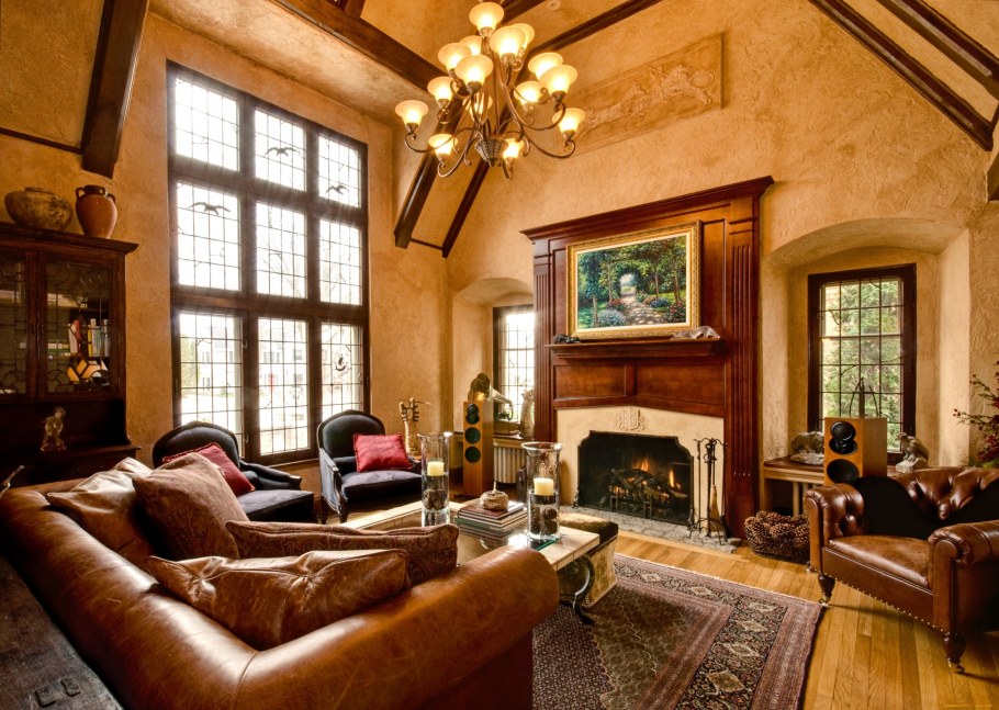 Гостиная в старинном стиле