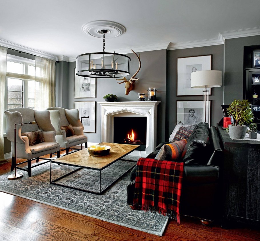 Шотландский стиль в интерьере