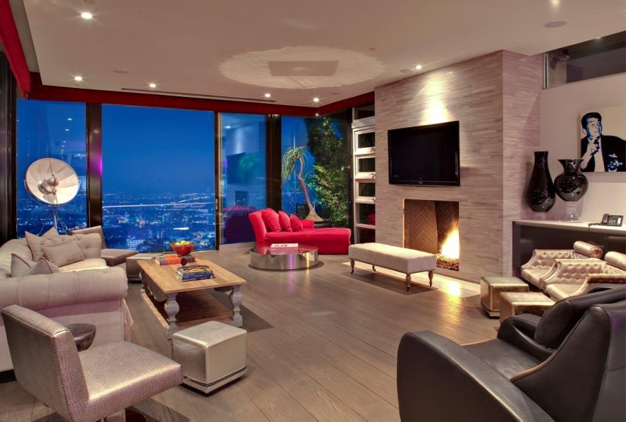 Роскошный интерьер гостиной