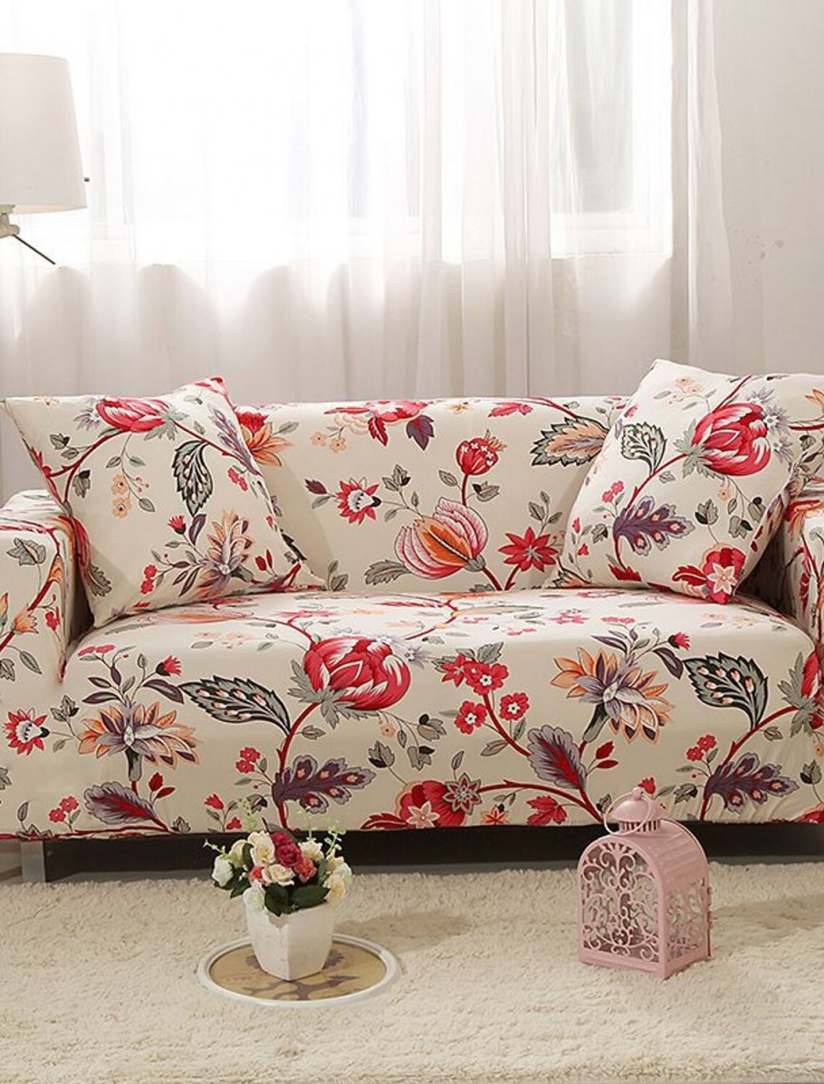 Мягкая мебель с цветочным принтом